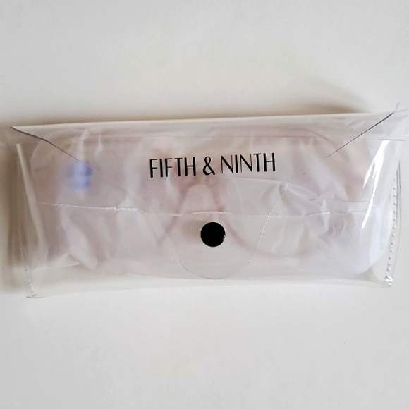 Anthropologie Blue Light Blocking Rose Gold Round Frame Glasses - Picture 7 of 9